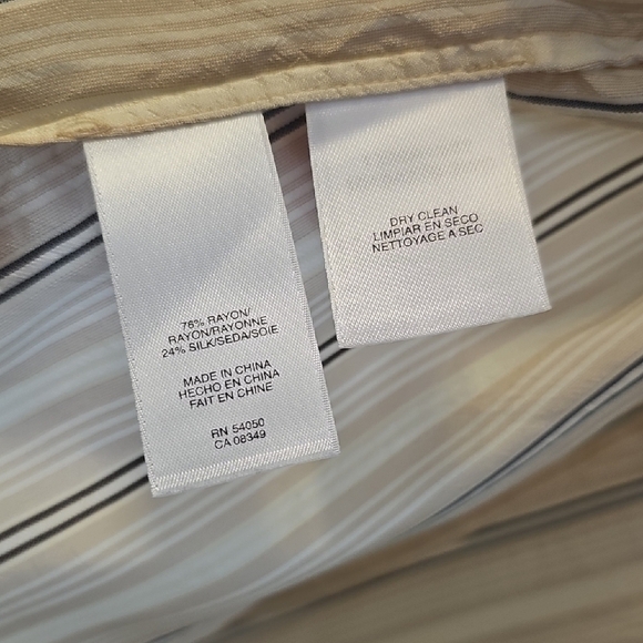 Jones New York Striped Button-Up Shirt Size 20W - Picture 7 of 7